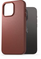 AlzaGuard Genuine Leather Case iPhone 14 Pro Max készülékhez, barna - Telefon tok