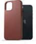 AlzaGuard Genuine Leather Case pro iPhone 13 Mini hnědé - Kryt na mobil