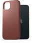 AlzaGuard Genuine Leather Case iPhone 13 készülékhez, barna - Telefon tok