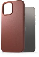 AlzaGuard Genuine Leather Case iPhone 13 Pro Max készülékhez, barna - Telefon tok
