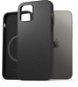 Kryt na mobil AlzaGuard Genuine Leather Case with Magsafe na iPhone 12/12 Pro čierny - Kryt na mobil