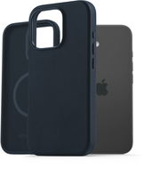 AlzaGuard Genuine Leather Case with Magsafe pro iPhone 16 Pro modrý - Kryt na mobil