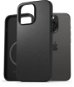 AlzaGuard iPhone 15 Pro Magsafe fekete bőr tok - Telefon tok