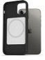 AlzaGuard iPhone 12 / 12 Pro Magsafe fekete szilikon tok - Telefon tok