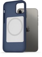 AlzaGuard iPhone 12 / 12 Pro Magsafe kék szilikon tok - Telefon tok