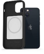 AlzaGuard Magsafe Silicone Case für das iPhone 13 Mini Schwarz - Handyhülle