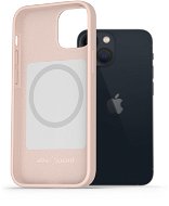 AlzaGuard Magsafe Silicone Case na iPhone 13 Mini ružové - Kryt na mobil