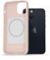AlzaGuard iPhone 13 mini Magsafe rózsaszín szilikon tok - Telefon tok