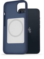 AlzaGuard Magsafe Silicone Case für das iPhone 13 Blau - Handyhülle