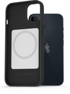 AlzaGuard Magsafe Silicone Case iPhone 14 készülékhez, fekete - Telefon tok