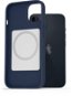 AlzaGuard Magsafe Silicone Case pro iPhone 14 modré - Kryt na mobil