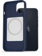 AlzaGuard Magsafe Silicone Case für das iPhone 14 Blau - Handyhülle