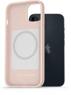 AlzaGuard Magsafe Silicone Case für iPhone 14 Rosa - Handyhülle