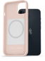 AlzaGuard Magsafe Silicone Case pro iPhone 14 růžové - Kryt na mobil