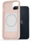 AlzaGuard iPhone 14 Magsafe rózsaszín szilikon tok - Telefon tok