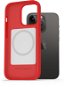 AlzaGuard Magsafe Silicone Case pro iPhone 14 Pro červené - Kryt na mobil