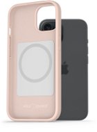 AlzaGuard Magsafe Silicone Case na iPhone 15 ružový - Kryt na mobil