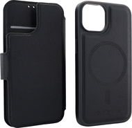 Pouzdro na mobil AlzaGuard MagWallet 2in1 Case Compatible with Magsafe pro iPhone 13 černý - Pouzdro na mobil