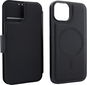 Pouzdro na mobil AlzaGuard MagWallet 2in1 Case Compatible with Magsafe pro iPhone 14 černý - Pouzdro na mobil