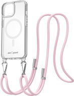 AlzaGuard Luxe Detach Lanyard Case Compatible with MagSafe for iPhone 13 růžový - Kryt na mobil