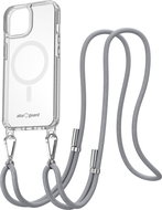 AlzaGuard Luxe Detach Lanyard Case Compatible with MagSafe for iPhone 15 grey - Phone Cover