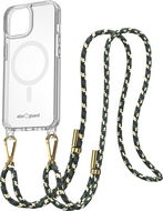 AlzaGuard Luxe Detach Lanyard Case Compatible with MagSafe for iPhone 15 žlutozelený - Kryt na mobil