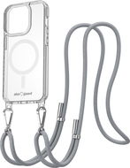 AlzaGuard Luxe Detach Lanyard Case Compatible with MagSafe for iPhone 15 Pro šedý - Kryt na mobil