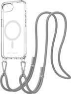 AlzaGuard Luxe Detach Lanyard Case Compatible with MagSafe for iPhone 16e / 17e šedý - Kryt na mobil