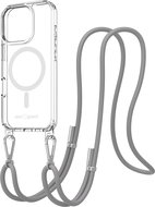 AlzaGuard Luxe Detach Lanyard Case Compatible with MagSafe for iPhone 16 Pro šedý - Kryt na mobil