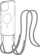 AlzaGuard Luxe Detach Lanyard Case Compatible with MagSafe for iPhone 16 Pro Max grey - Phone Cover