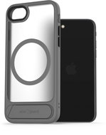AlzaGuard Matte Case with Stand Compatible with MagSafe for iPhone 7 / 8 / SE 2020 / SE 2022 grey - Phone Cover