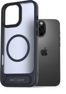 AlzaGuard Matte Case with Stand Compatible with MagSafe for iPhone 16 Pro dark blue - Phone Cover