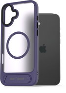 AlzaGuard Matte Case with Stand Compatible with MagSafe for iPhone 16 Plus purple - Phone Cover