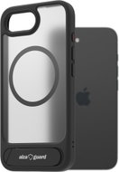 AlzaGuard Matte Case with Stand Compatible with MagSafe for iPhone 16e / 17e černý - Kryt na mobil