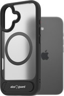 AlzaGuard Matte Case with Stand Compatible with MagSafe for iPhone 17 černý - Kryt na mobil