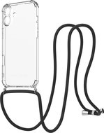 AlzaGuard Luxe Lanyard Case for iPhone 16 Plus black - Phone Cover