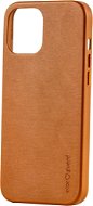 AlzaGuard Premium  Leather Case iPhone 12/12 Pro készülékhez barna - Telefon tok