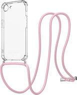 AlzaGuard Luxe Lanyard Case pro iPhone 16e / 17e pink - Phone Cover