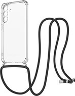 AlzaGuard Luxe Lanyard Case for Samsung Galaxy S25 5G black - Phone Cover