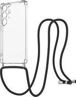 AlzaGuard Luxe Lanyard Case for Samsung Galaxy S25 Ultra 5G black - Phone Cover