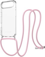 AlzaGuard Luxe Lanyard Case for iPhone Air pink - Phone Cover