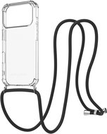 AlzaGuard Luxe Lanyard Case for iPhone 17 Pro black - Phone Cover