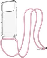 AlzaGuard Luxe Lanyard Case pro iPhone 17 Pro růžový - Kryt na mobil