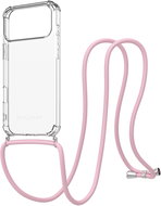 AlzaGuard Luxe Lanyard Case for iPhone 17 Pro Max pink - Phone Cover