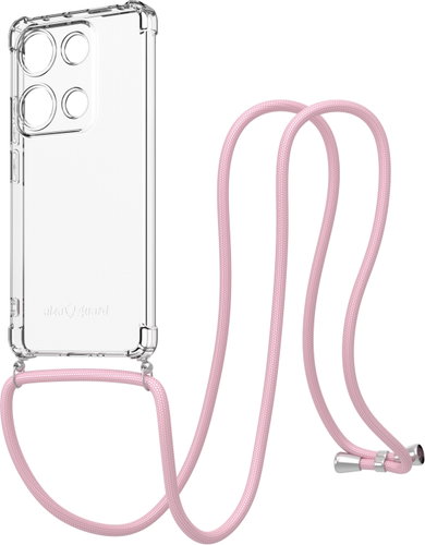 AlzaGuard Luxe Lanyard Case for Xiaomi Redmi Note 14S pink Main image AlzaGuard Luxe Lanyard Case for Xiaomi Redmi Note 14S pink - Phone Cover - Main image