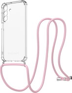 AlzaGuard Luxe Lanyard Case for Samsung Galaxy A17 pink - Phone Cover