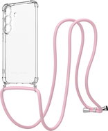 AlzaGuard Luxe Lanyard Case for Samsung Galaxy S26 pink - Phone Cover