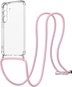Handyhülle AlzaGuard Luxe Lanyard Case für Samsung Galaxy S26 rosa - Kryt na mobil