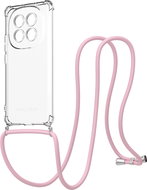AlzaGuard Luxe Lanyard Case for Xiaomi Redmi Note 15 5G pink - Phone Cover