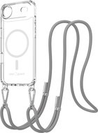 AlzaGuard Luxe Detach Lanyard Case Compatible with MagSafe for iPhone Air grey - Phone Cover